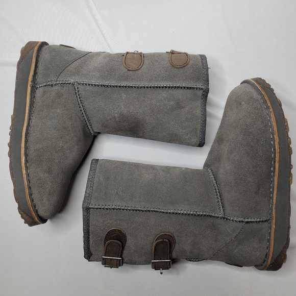 EMU Australia Women's Darlington Winter Boot Size 5 Slate Suede Sheepskin Comfy - Picture 5 of 12